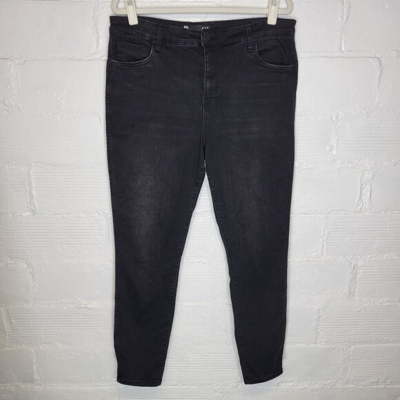 Kut from the Kloth Denim - Kut From The Kloth Women's Size 16 Jeans Connie Fab Ab Ankle Skinny Black